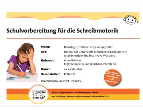 Schulvorbereitung für die Schreibmotorik